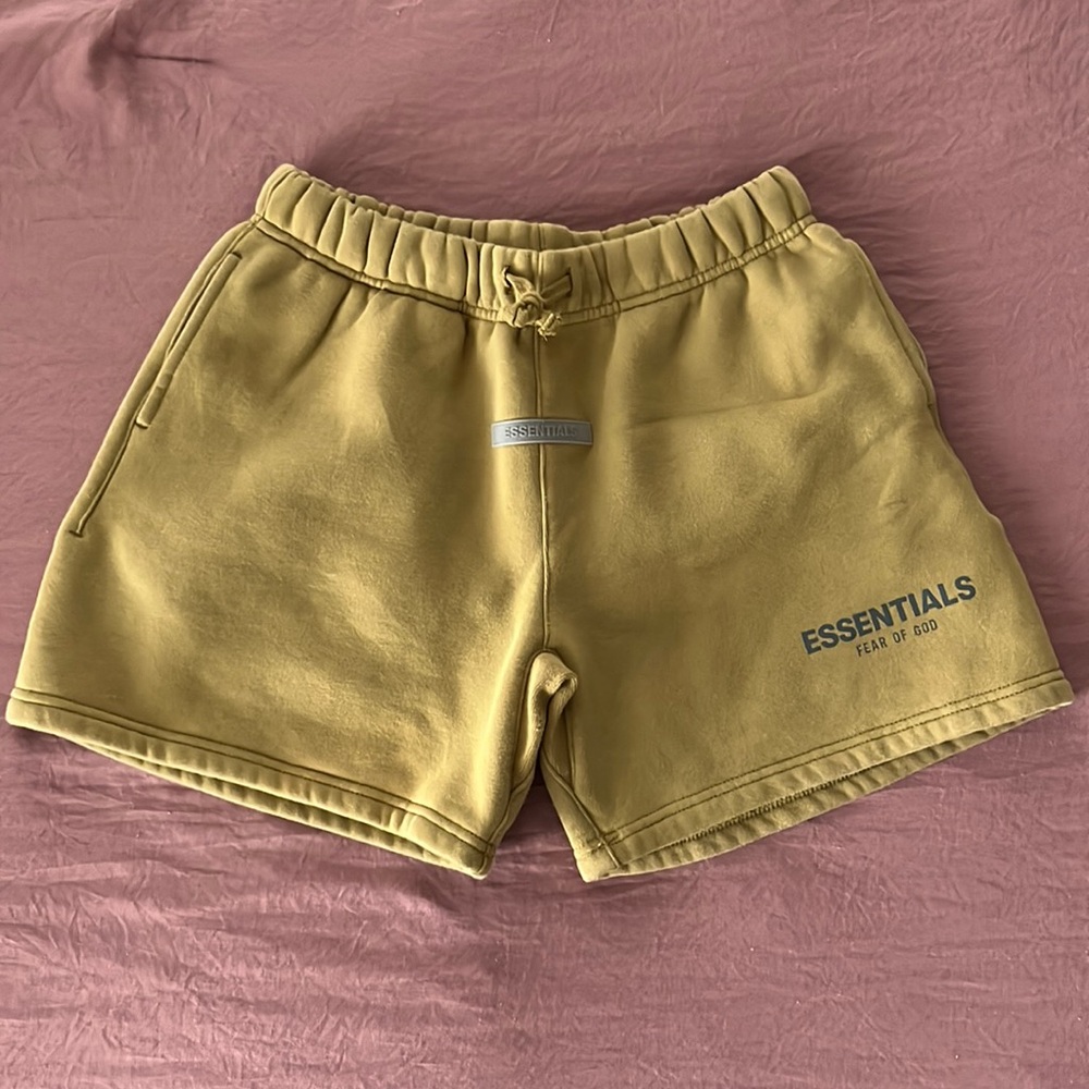 Fear of God Essentials Kids Logo-Print Cotton-Blend Jersey Drawstring Shorts